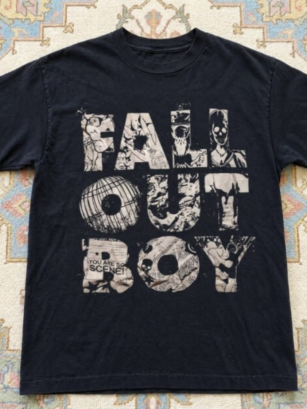 Black Fall Out Boy T shirt